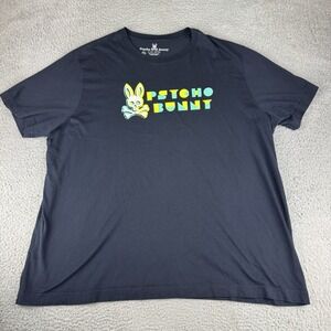 Psycho Bunny Mens Pima Cotton Sgort Sleeve Crew Neck Graphic Tee 3xl‎